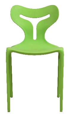 Green Stacking cafe Chairs